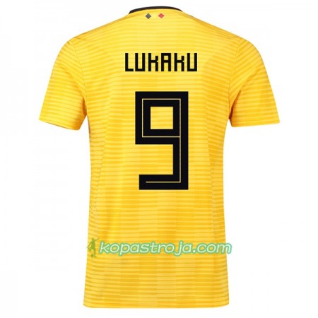 Billiga Fotbollströjor Belgien Lukaku 9 VM 2018 Borta tröja